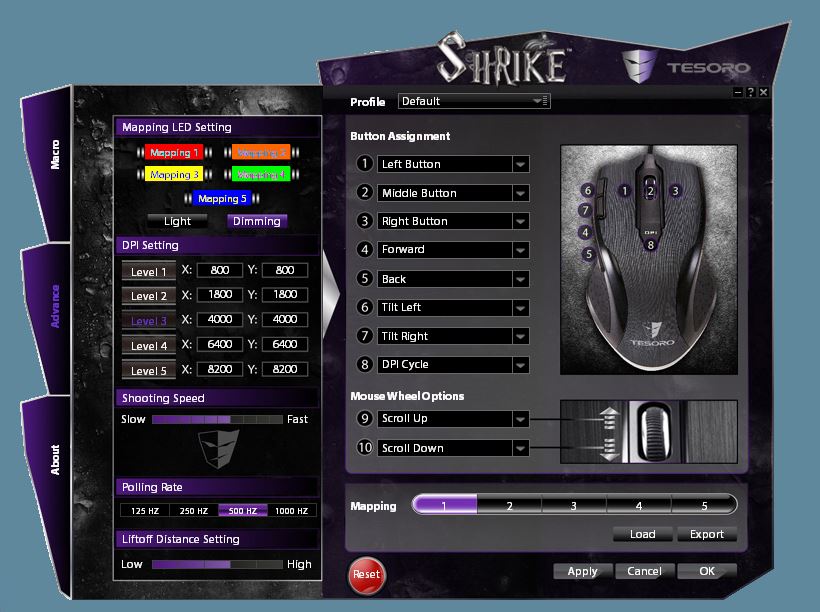 Tesoro Shrike H2L Laser Gaming Mouse Review