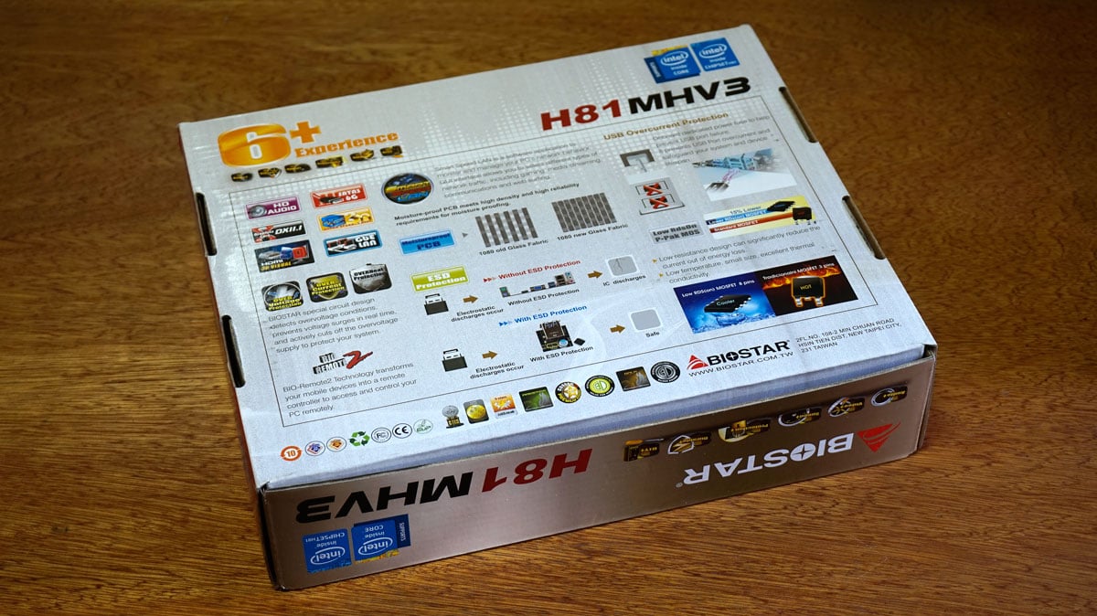 Biostar h81mhv3 совместимость с процессорами