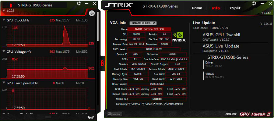 asus gpu tweak gaming booster