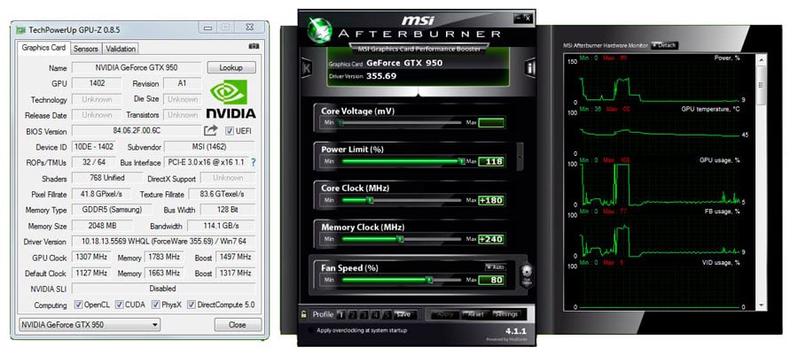 Gtx on sale 950 overclock