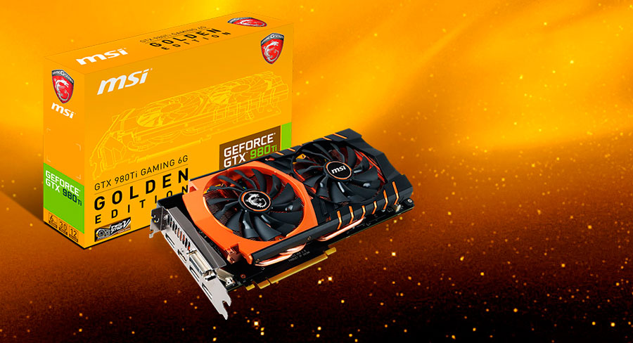 MSI Releases GTX 980Ti GAMING 6G Golden Edition | TechPorn