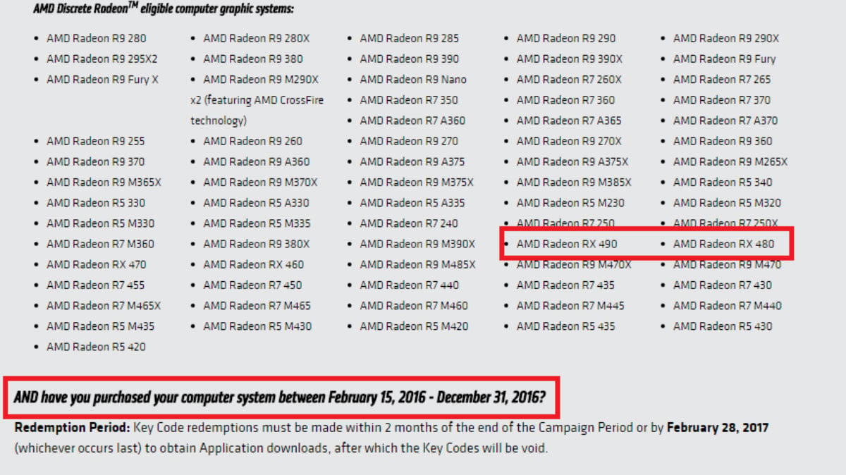 Amd radeon hot sale rx 490