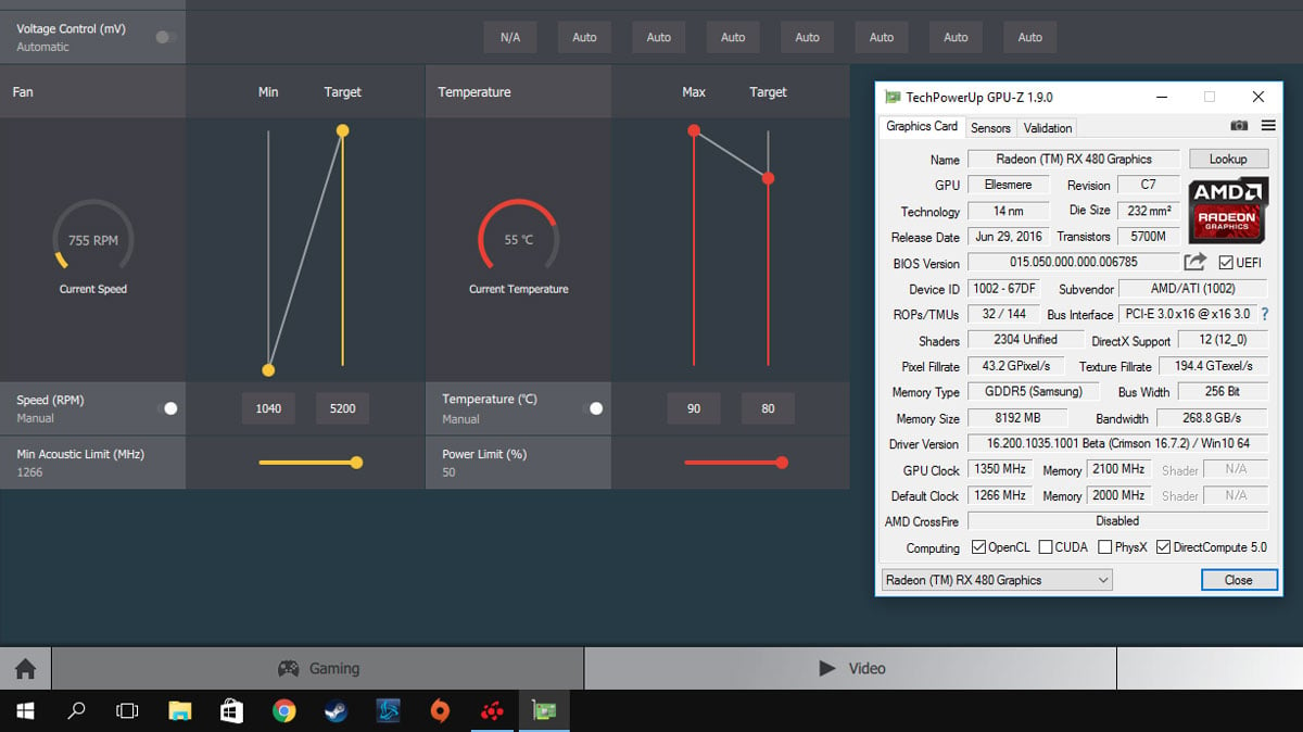 amd radeon settings wattman