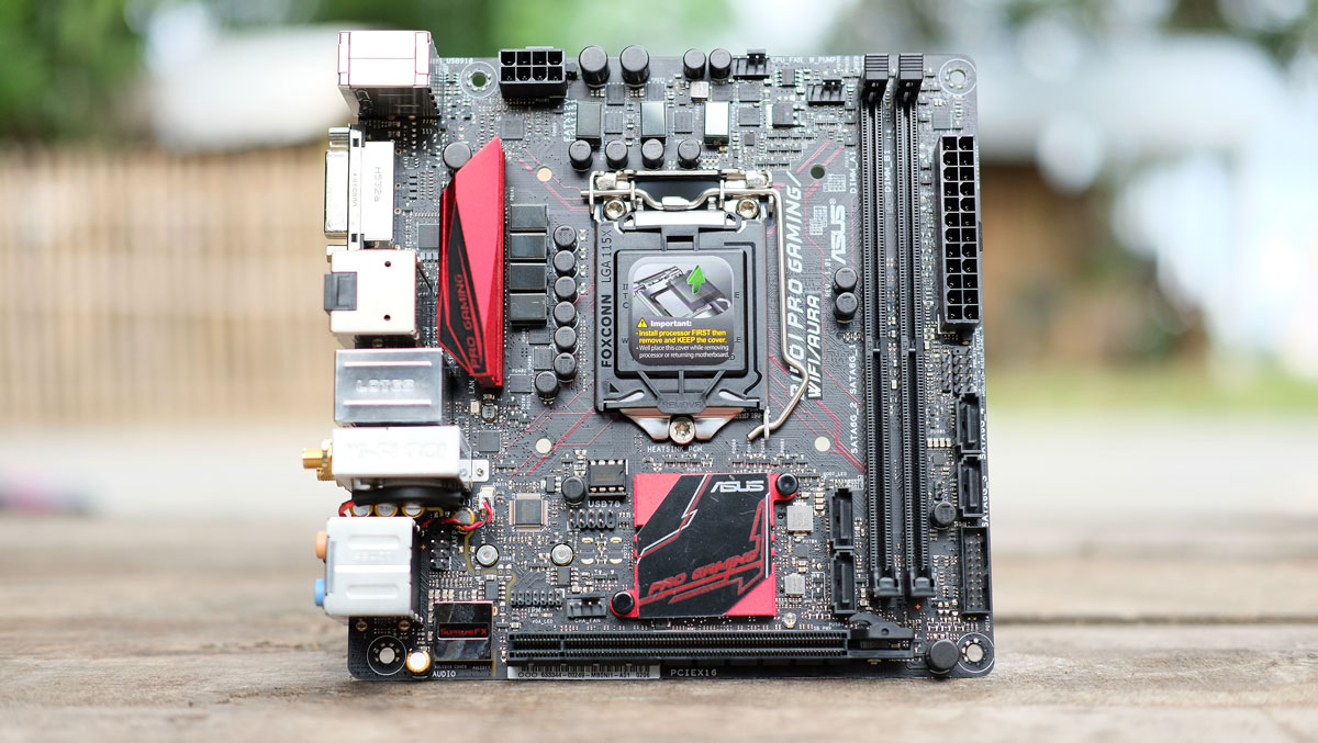 ASUS B150I PRO GAMING WIFI AURA Motherboard Review | TechPorn