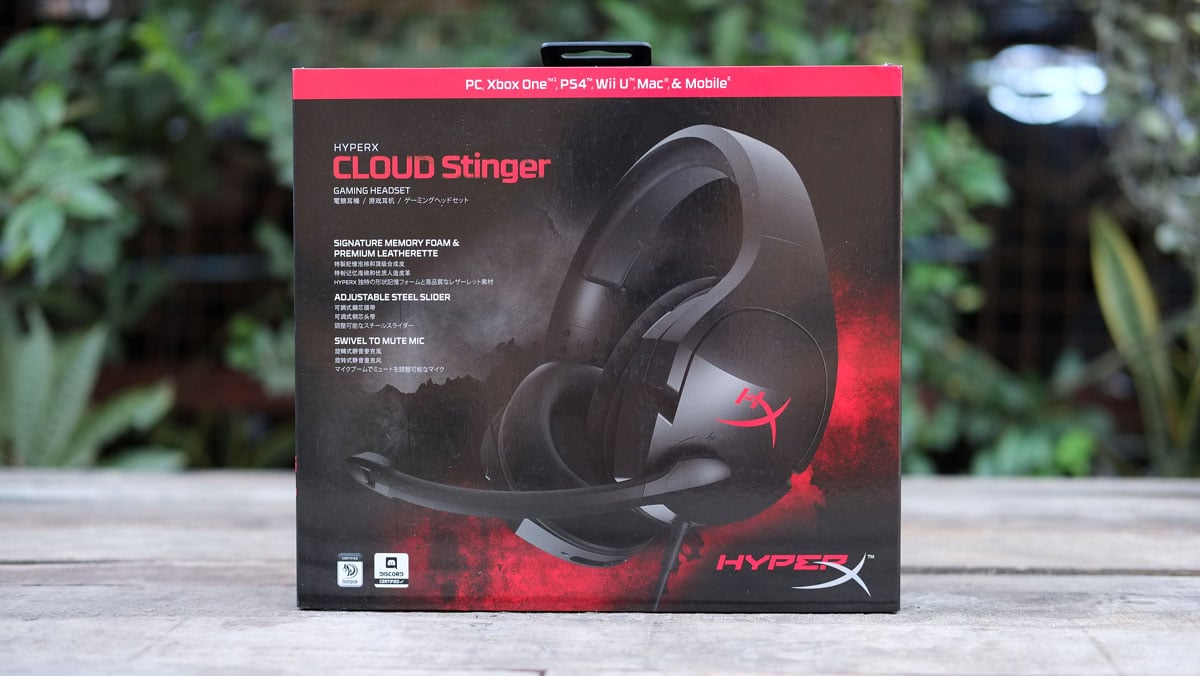 Kingston HyperX Cloud Stinger Gaming Headset 3.5mm Circumaural Black