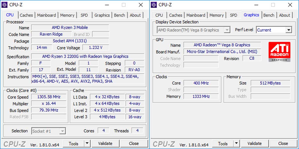 AMD Ryzen 3 2200G Benchmarks