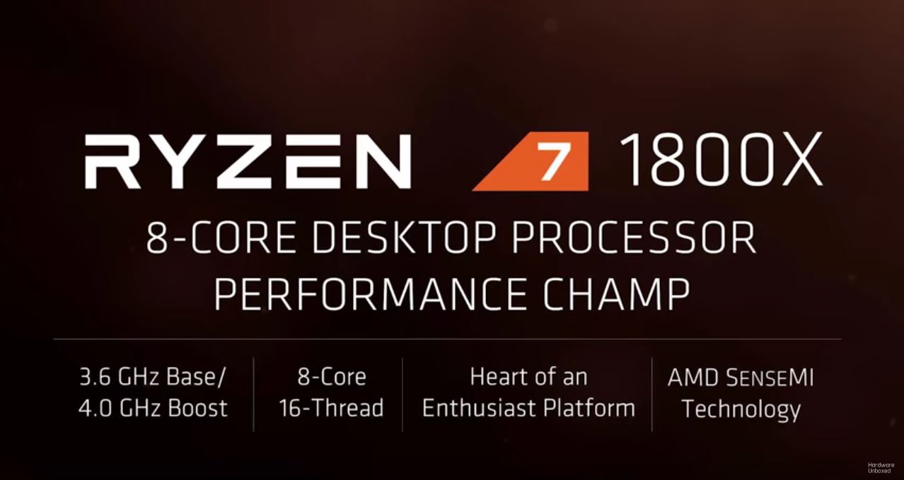 AMD Ryzen Official PR 1