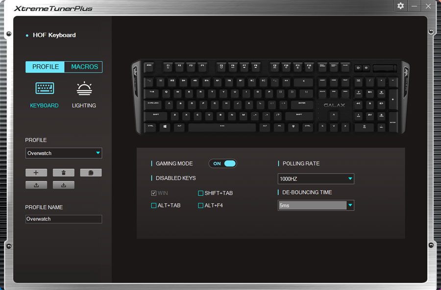 GALAX HOF Gaming Keyboard Software 1