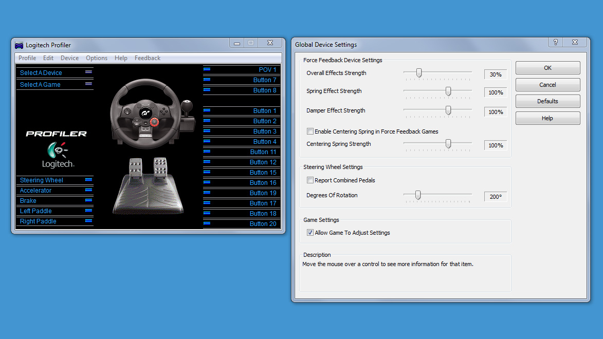 Как настроить 200. Logitech Profiler g27. Программа для Logitech g25. Драйвера на руль Logitech g25. Драйвера для Logitech g25 Driving Force.
