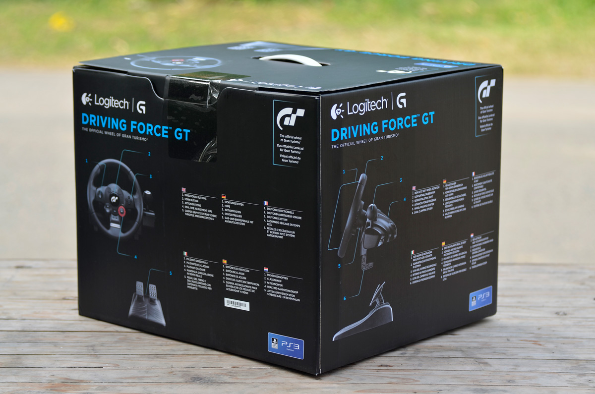 Logitech Driving Force GT: Force Feedback Steering Wheel Playstation 3, PS2  & PC