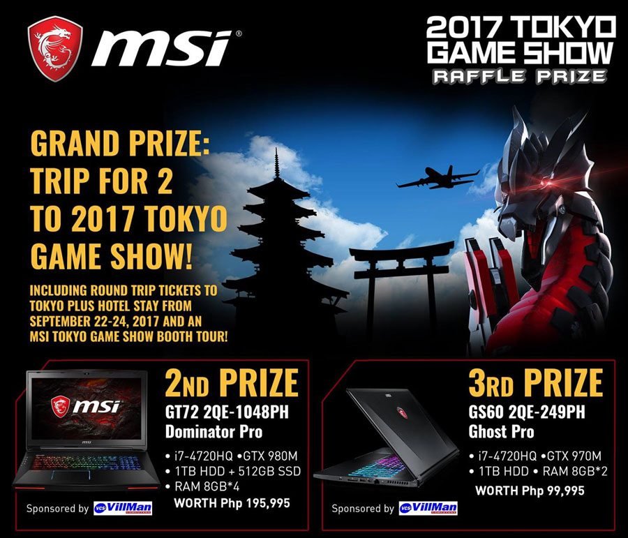 MSI Gaming TGS 2017 Promo PR 2