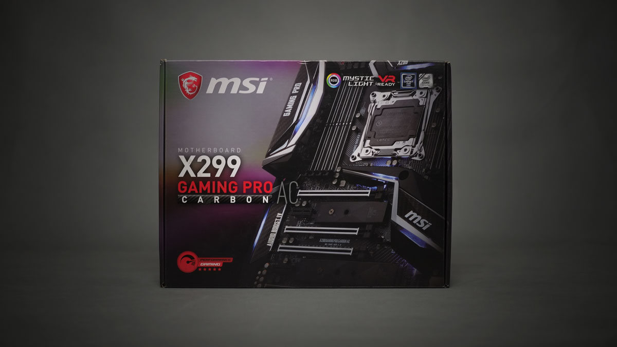 MSI X299 Gaming Pro Carbon 1