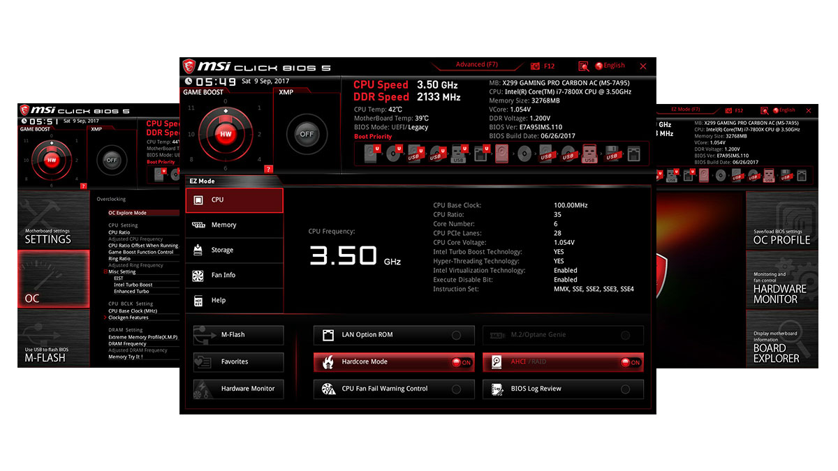 MSI X299 Gaming Pro Carbon 12