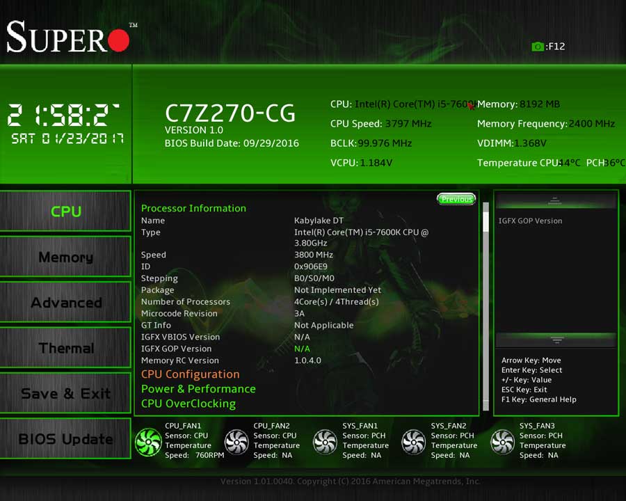 Supermicro C7Z270 UEFI BIOS (2)