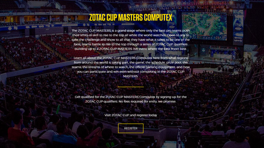 ZOTAC CUP 2017 Computex PR 3