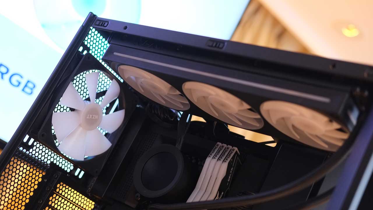 NZXT Intros F-Series RGB Core Single-frame Fans at Computex