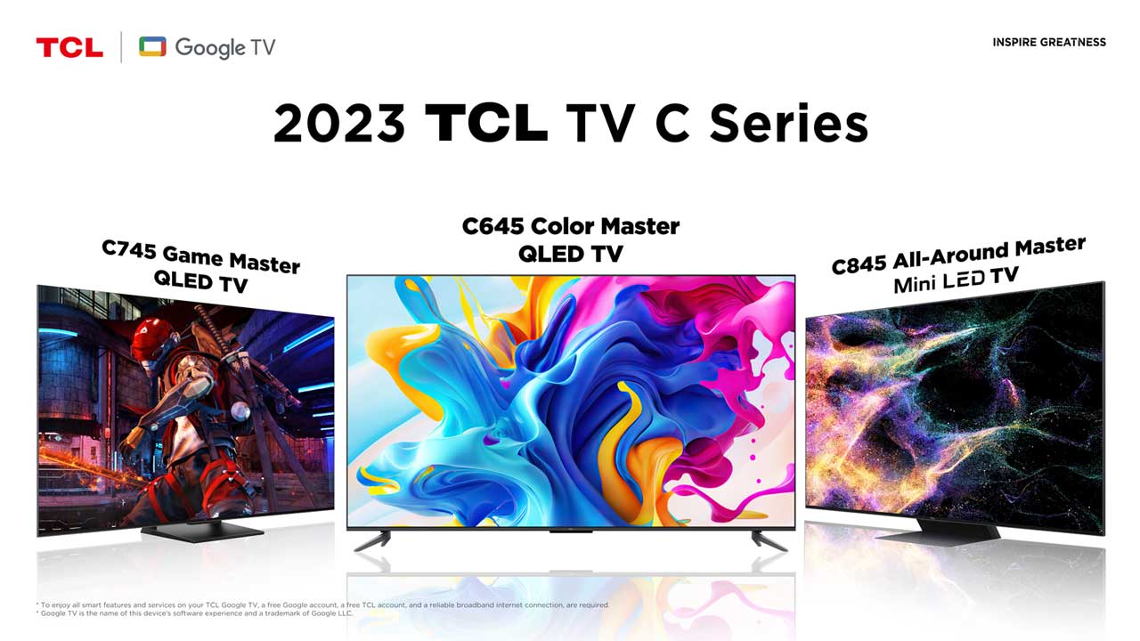 TCL C645 4K QLED Game Master Google TV